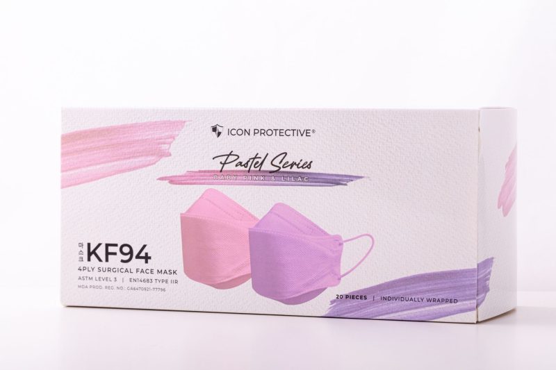 KF94 - Pastel Series ( Baby Pink & Lilac ) - Image 2